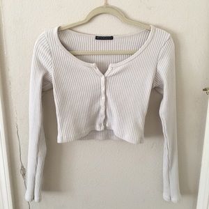 Brandy Melville Zelly crop long sleeve